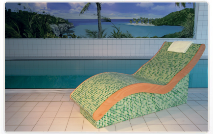 leżanka leżaki SPA wellness sauny łaźnie parowe baseny