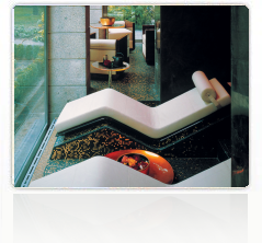 leżanki leżanki SPA wellness mozaika