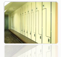 Szafki basenowe z HPL typu „Z”