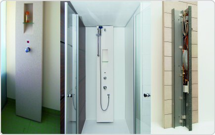 Panele prysznicowe z HPL