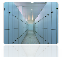 Podwójne szafki basenowe z HPL