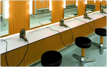 Stanowiska kosmetyczne i stanowiska do mycia