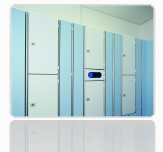 Szafki basenowe z HPL